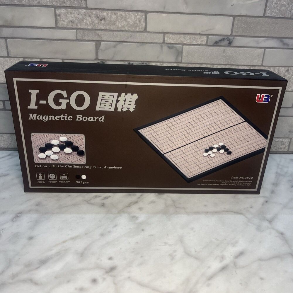 Magnetic I-Go Game Set, magnetic board 18x18 grid  Stone strategy game of GO